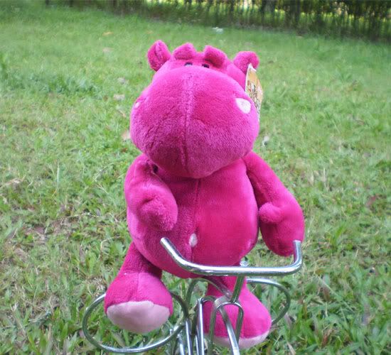 pink hippo plush