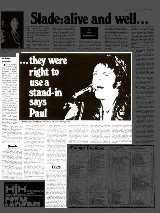 Melody Maker July 14th 1973 page 3