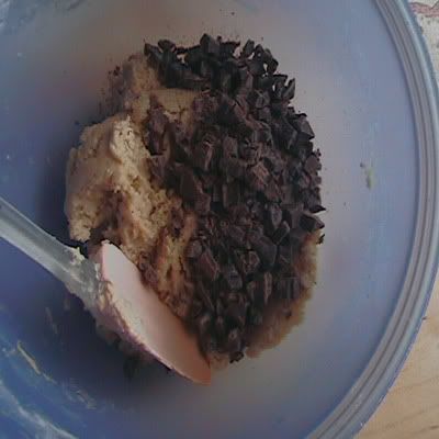 como preparar las galletas con trocitos de chocolate