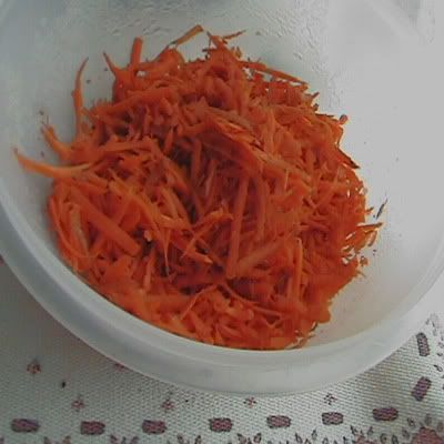 como hacer zanahoria rallada