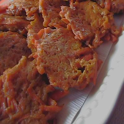 Frituras de zanahoria