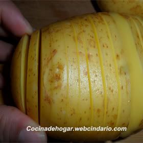 cómo hacer acordón de papas