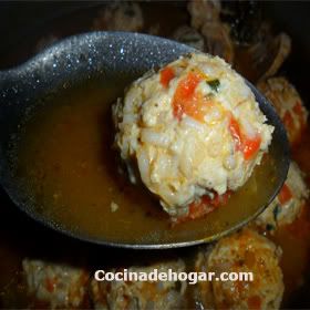 albóndigas de pollo