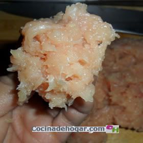como preparar albóndigas de pollo