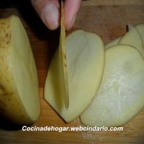 cómo hacer chips de papas caseras