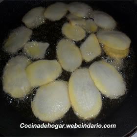 cómo hacer chips de papas caseras
