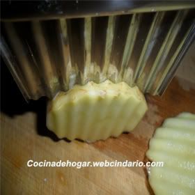 cómo hacer papas fritas crujientes estilo ruffles