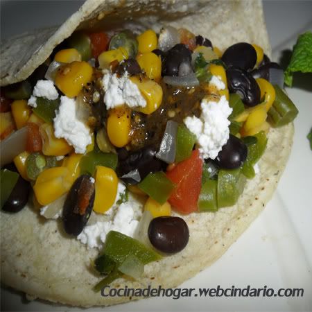 tacos vegetarianos
