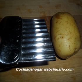 cómo hacer papas fritas crujientes estilo ruffles