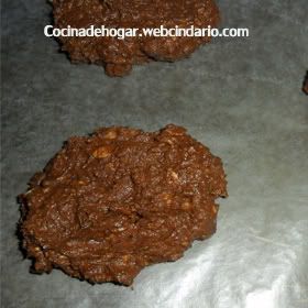 galletas de avena y chocolate
