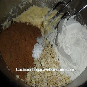 galletas de avena y chocolate