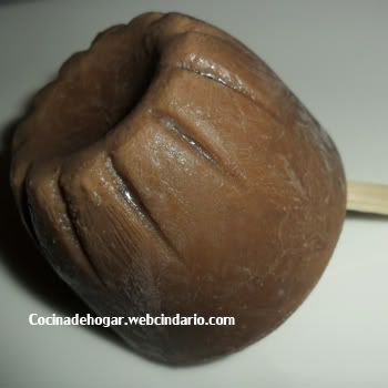 paletas de leche heladas de chocolate