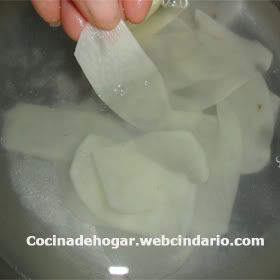 cómo hacer chips de papas caseras