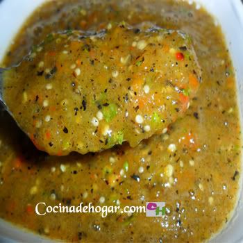 salsa de tomate verde-salsa de tomatillo
