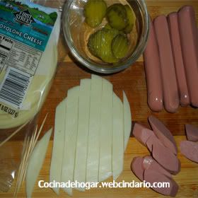 bocadillos y botanas para fiestas