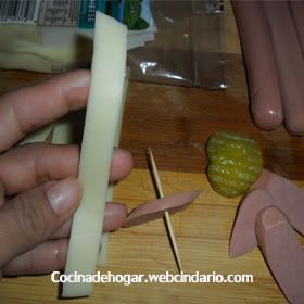bocadillos y botanas para fiestas