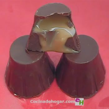 cómo rellenar bombones de chocolate