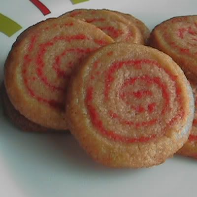 galletas espiral de azúcar