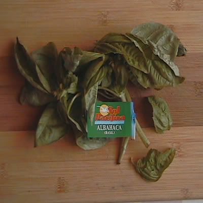 albahaca para pizza