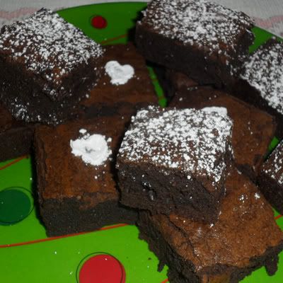brownies de chocolate