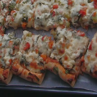 pizza casera para botana