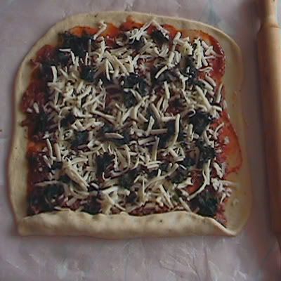 rollos de pizza