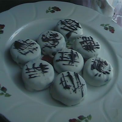 sandwich de galleta con chocolate
