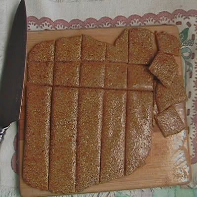 dulces caseros de ajonjolí-sésamo