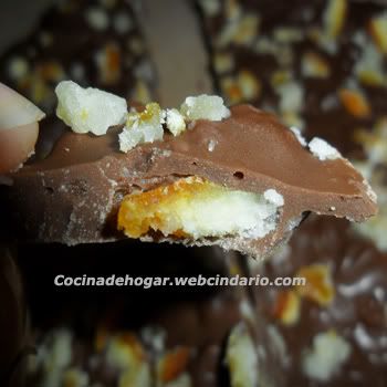 chocolates de naranja confitada
