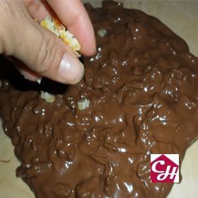 chocolates de naranja confitada