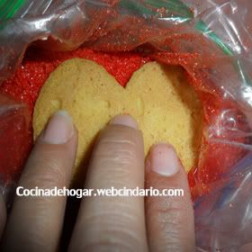 galletas decoradas con azúcar de colores
