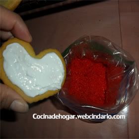 galletas decoradas con azúcar de colores
