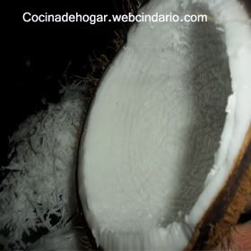 cómo rayar un coco
