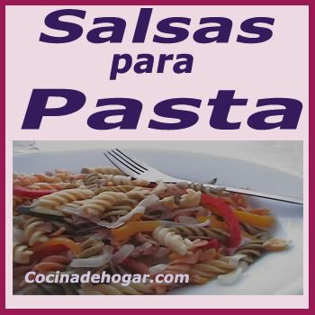 salsas y aderezos para pasta