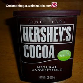 equivalencias del chocolate en polvo