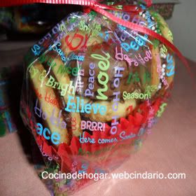 cómo envolver galletas caseras para regalar
