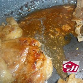 chuletas de cerdo en crema de hongos