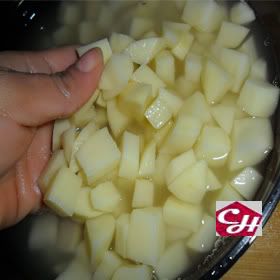 cómo evitar que las papas se pongan negras