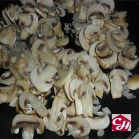 chuletas de cerdo en crema de hongos