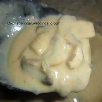 crema de hongos