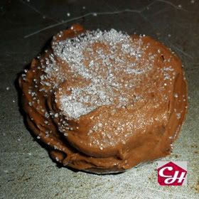 galletas de chocolate con harina para pastel