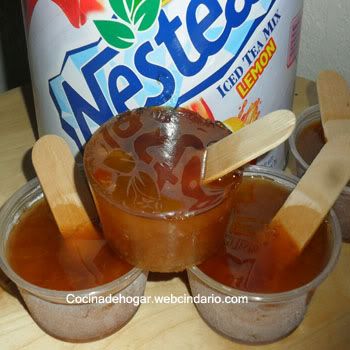 como hacer paletas heladas de te