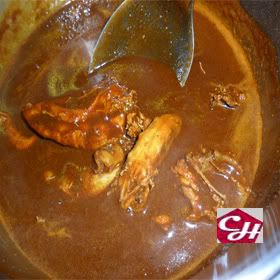 cómo hacer mole rojo de pollo