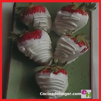 fresas en chocolate