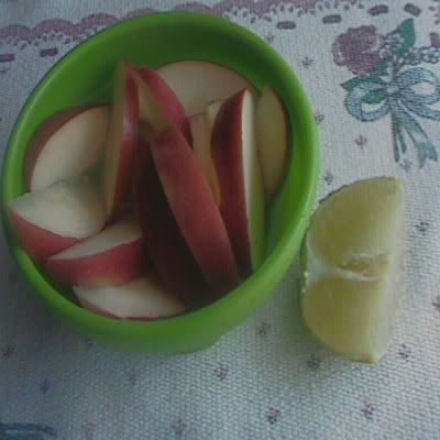 cómo evitar que las manzanas cortadas se oxiden