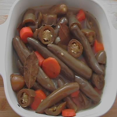 chiles en vinagre o escabeche