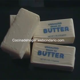 mantequilla sin sal-unsalted butter