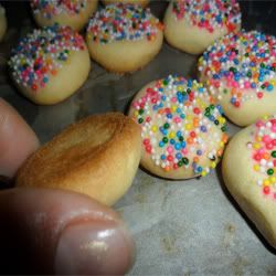 polvorones de manteca-galletas con chochitos