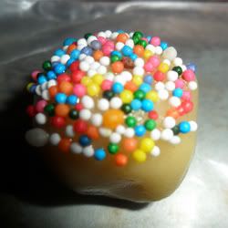 receta de polvorones de manteca-galletas con grageas de colores