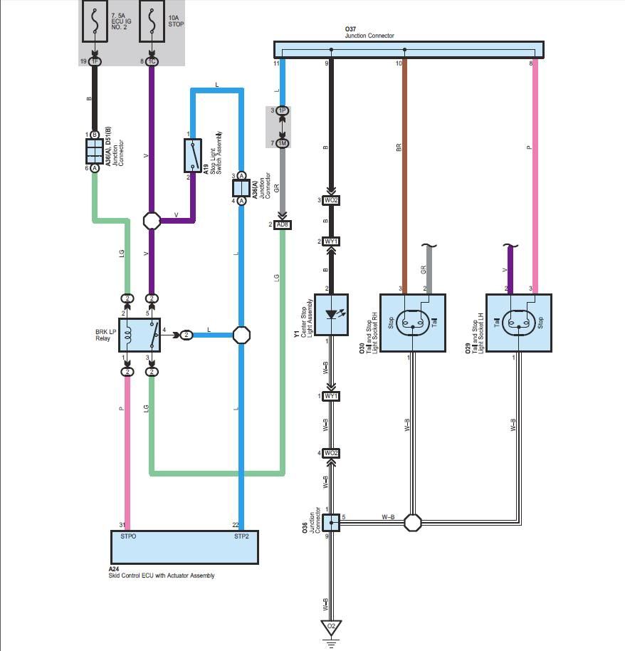 Third brake light wiring question. | Toyota Nation Forum  Tail Light Wiring Diagram For 2012 Toyota Tundra    Toyota Nation Forum